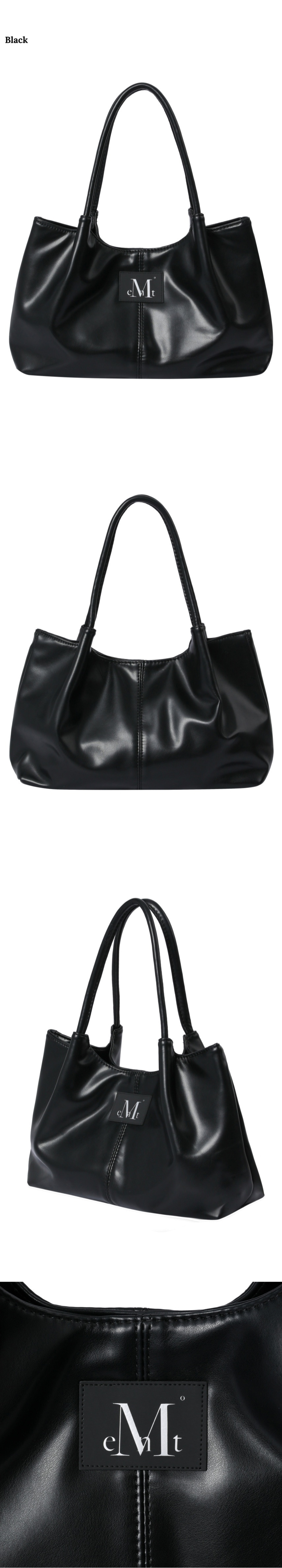 [MUCENT] EPEE MIDDLE STITCH LEATHER TOTE BAG UNISEX / 韓国発 MUSINSA | MUCENT Epee Middle Stitch Leather Tote Bag (Unisex)