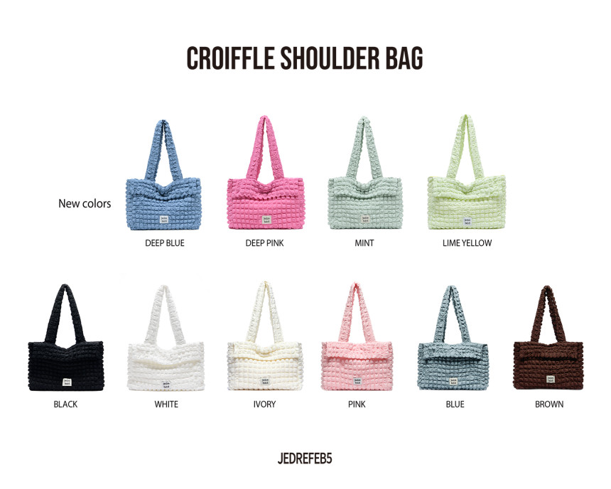 現貨秒發⚡️］韓國JEDREFEB5 Croiffle Sholder Bag 雲朵包肩背包