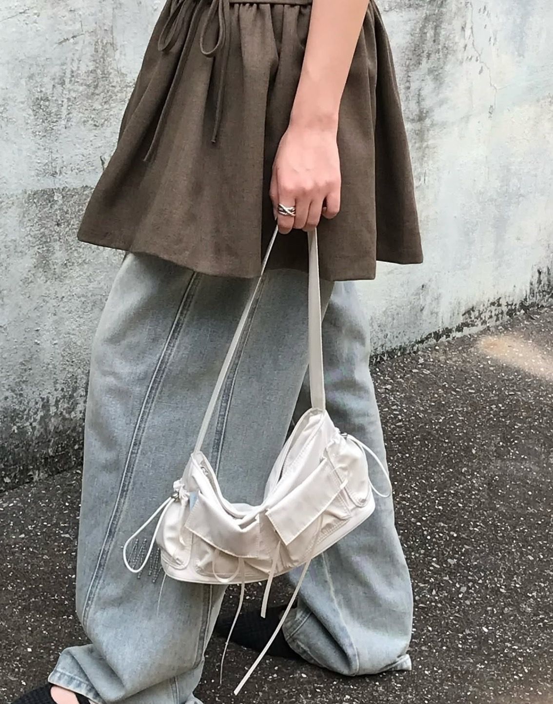 預購］韓國Fennec RIBBON POCKET BAG 蝴蝶結肩背包| FENNEC | 當