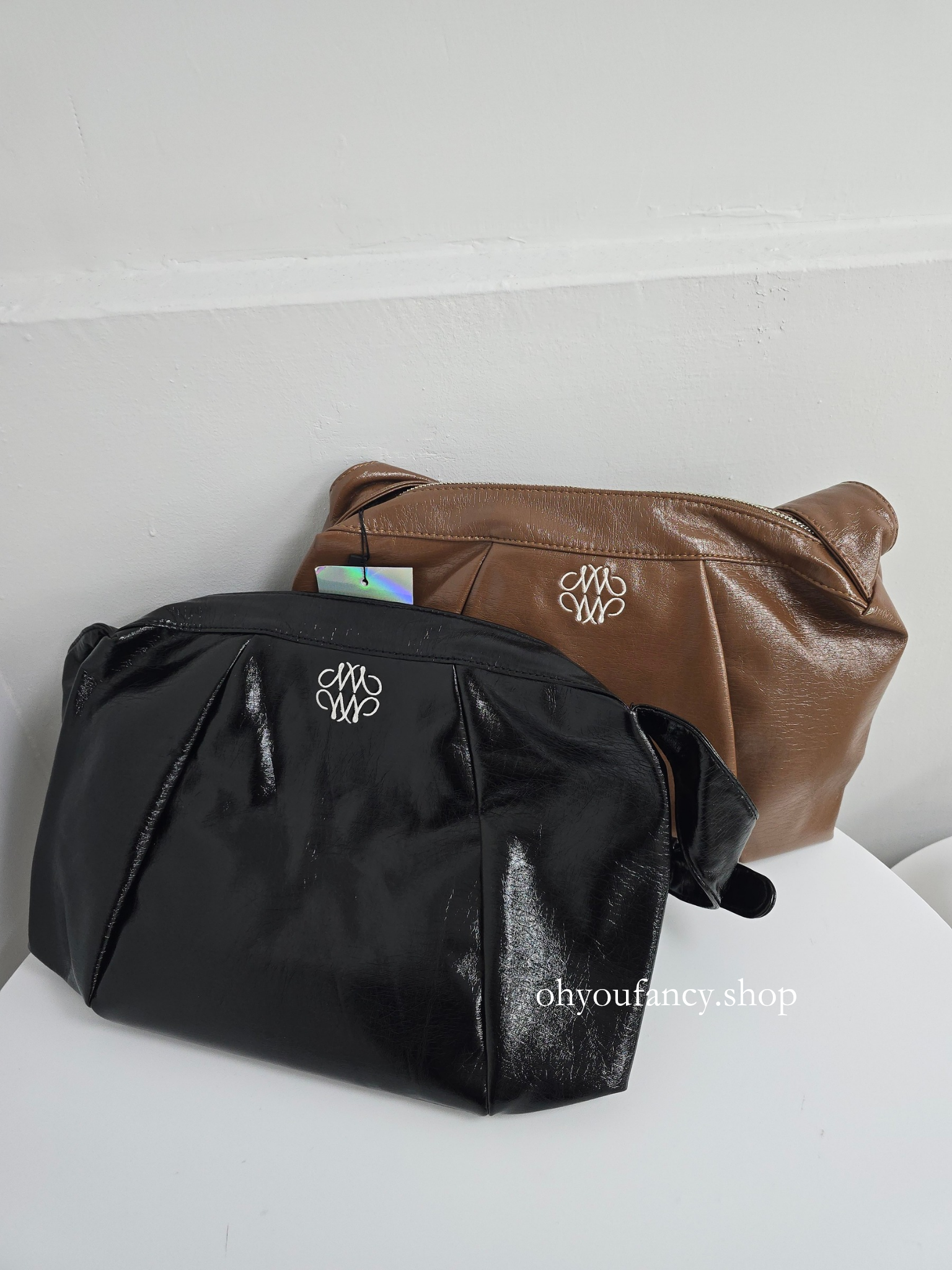 現貨秒發⚡️］韓國Nick & Nicole Square Shoulder Bag 方形扭結