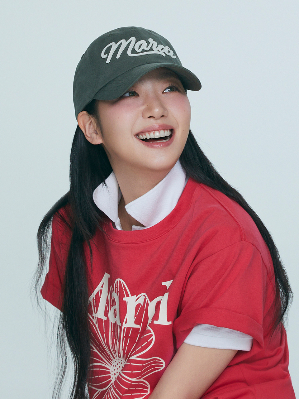 韓國MARDI MERCREDI CAP MARDI VINTAGE LOGO 草寫Logo 棒球帽
