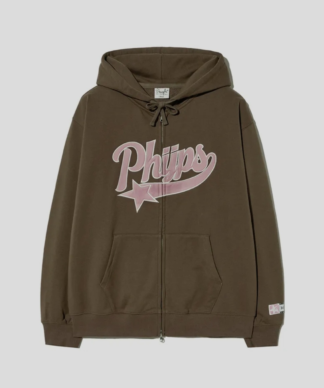 【PHYPS】 23SS STAR TAIL LOGO HOODIE ZIP UP 2colors PHYPS】 23SS STAR TAIL LOGO HOODIE ZIP UP 2colors