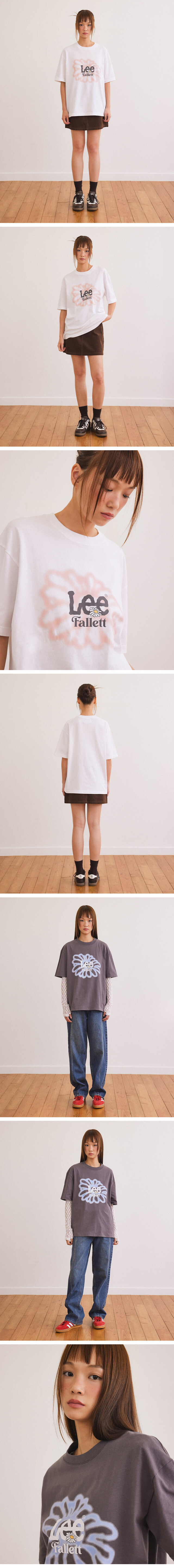 FALLETT X LEE] Sun Flower Short Sleeve 太陽花短袖T恤