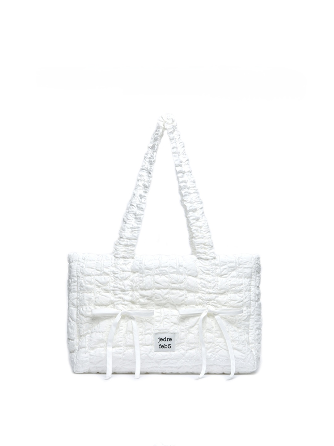 ☆韓国の人気☆【JEDREFEB5】☆Puffer ba.g L☆ 預購］韓國JEDREFEB5 Puffer Butterfly shoulder bag L 蝴蝶結