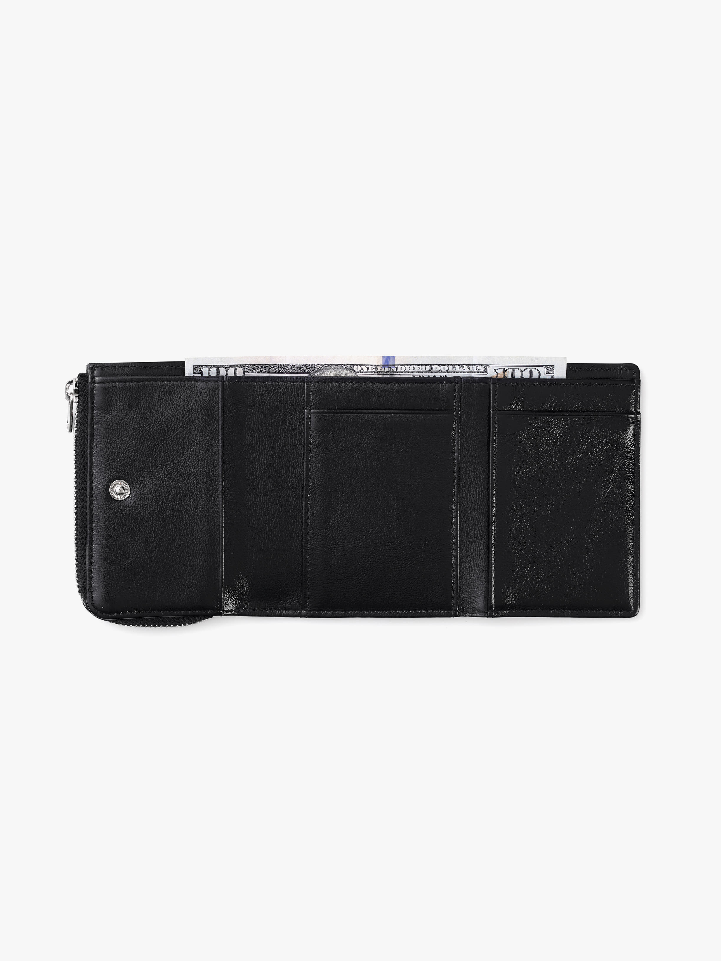 [FENNEC]★25SS★韓国人気★HEARTY ZIPPER WALLET 預購］韓國Fennec 2025新HEARTY ZIPPER WALLET 愛心銀扣拉鍊短夾