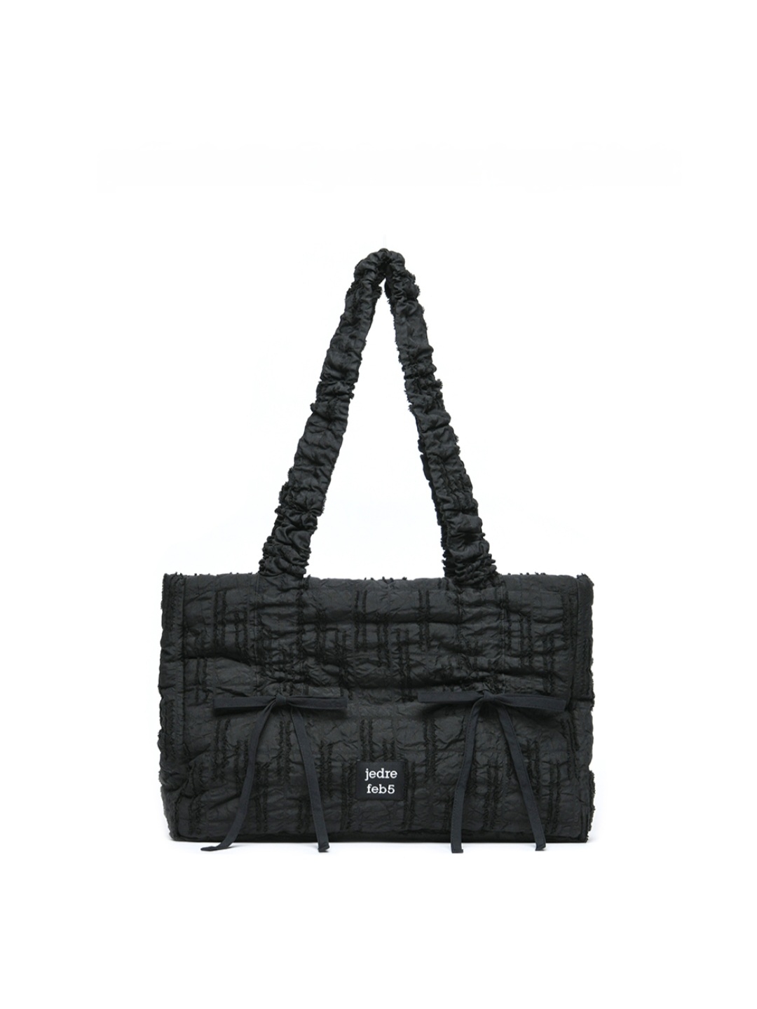☆韓国の人気☆【JEDREFEB5】☆Puffer ba.g L☆ 預購］韓國JEDREFEB5 Puffer Butterfly shoulder bag L 蝴蝶結