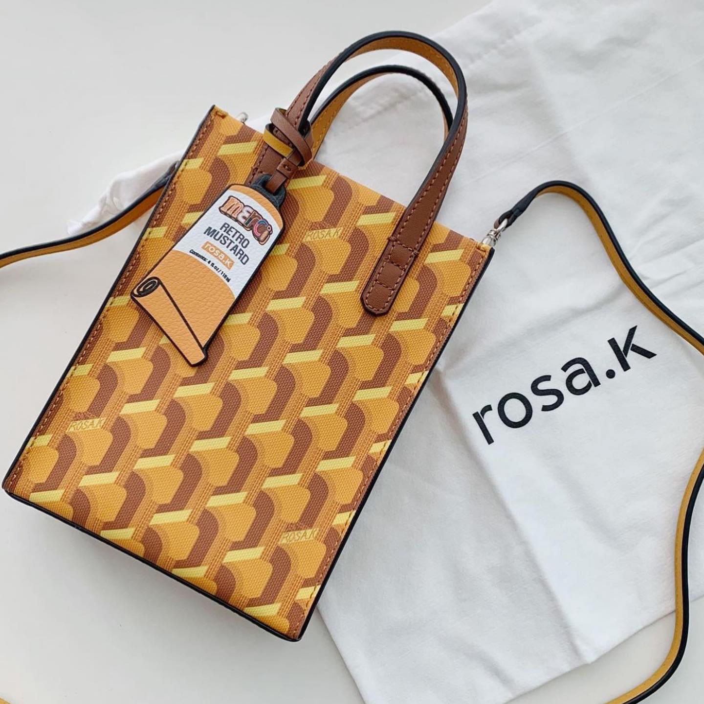 Buy Rosa.K ROSA.K Cabas Monogram Tote Bag XS - Yellow Online