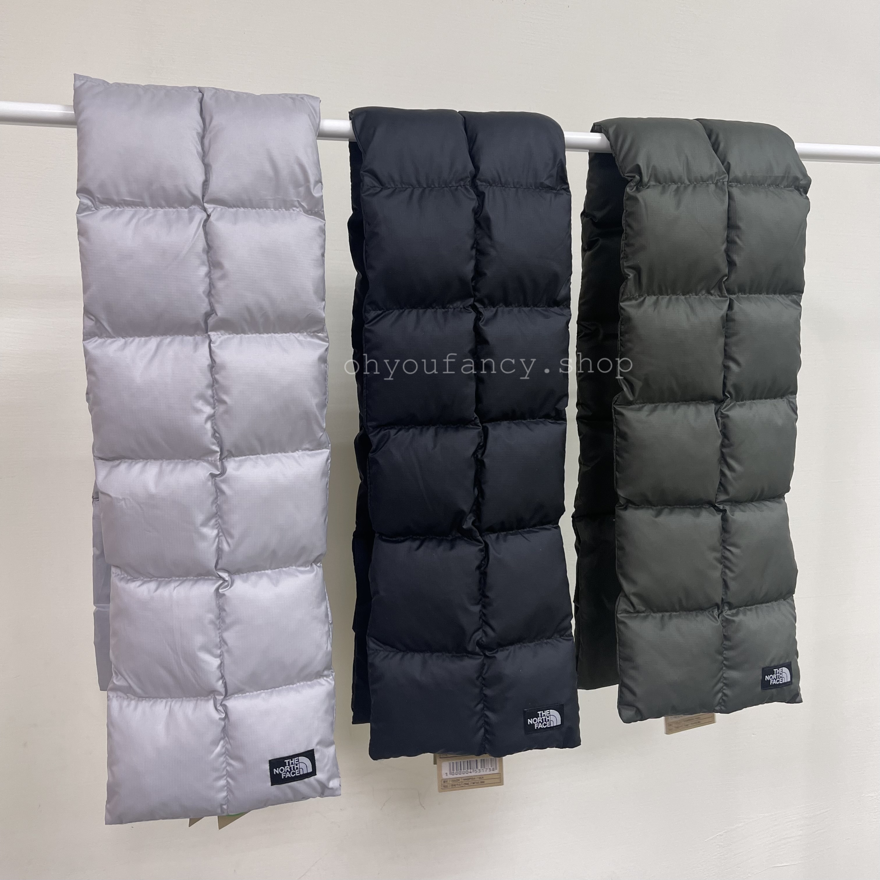 ［現貨秒發⚡️］韓國THE NORTH FACE 北臉 PACKABLE T-BALL MUFFLER 方格圍巾