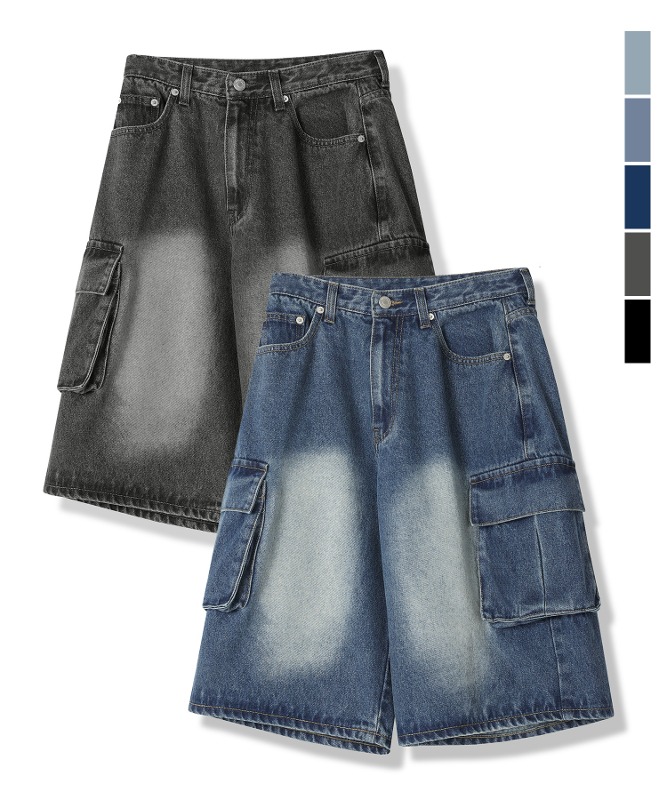 【AVANDRESS】 cargo Denim LIGHT BLUE ★韓国の人気★ AVANDRESS(アヴァンドレス) デニム・ジーパン(レディース