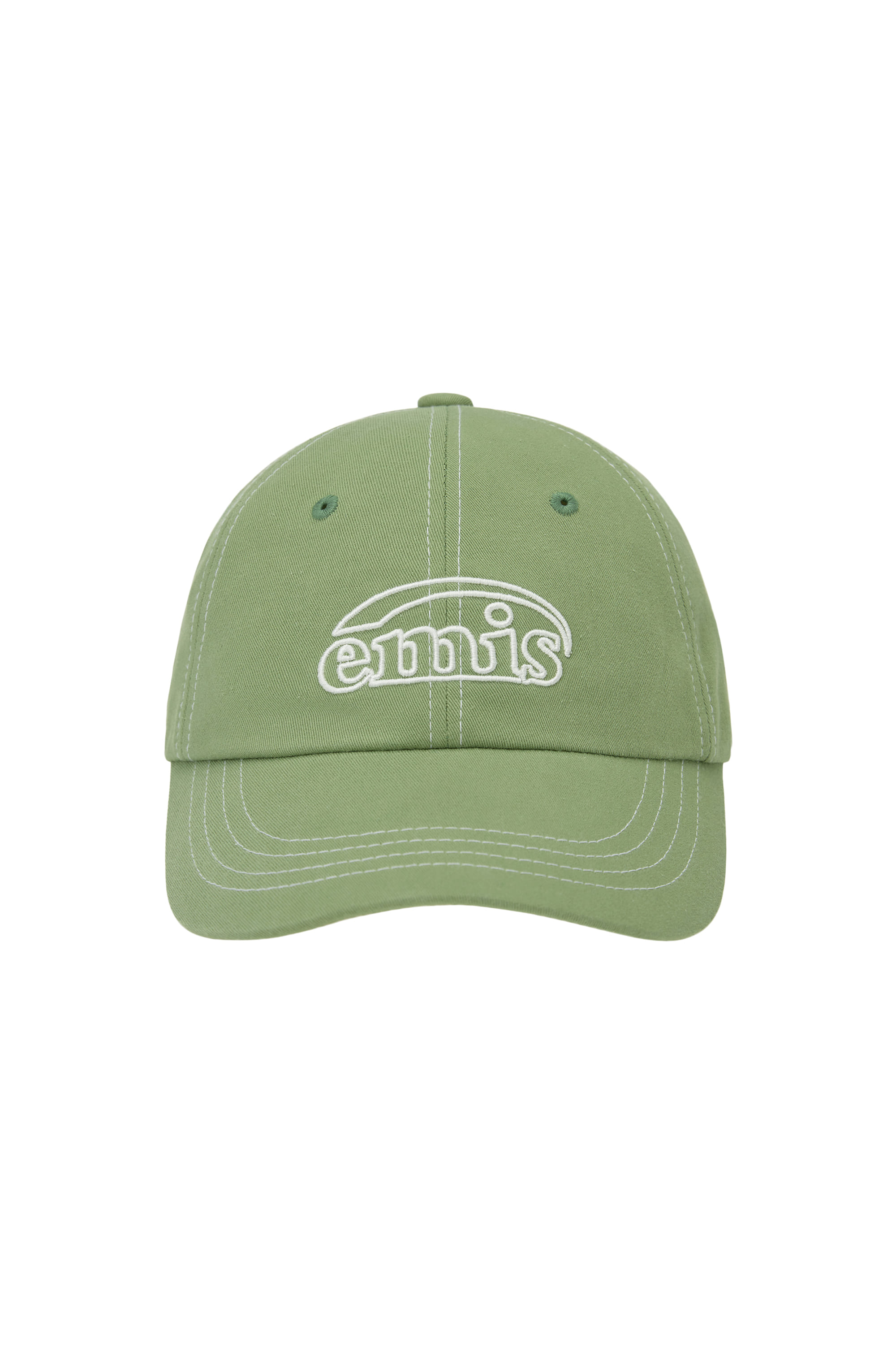 預購］韓國emis WHITE STITCH BALL CAP 白線LOGO 棒球帽老帽