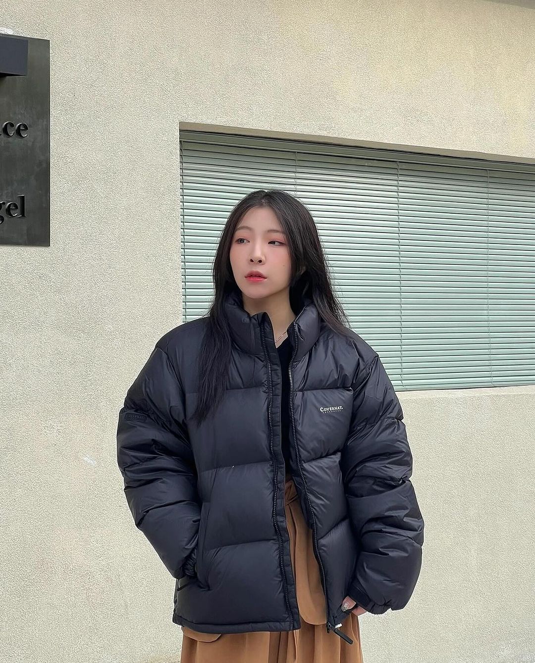 ★22FW★COVERNAT★Women RDS Civic Flower Down Short Puffer ☆22FW☆COVERNAT☆Women RDS Civic Flower Down Short Puffer