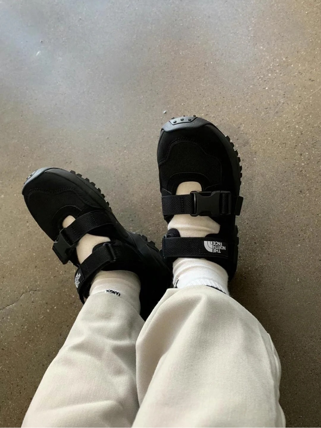 現貨秒發⚡️］韓國THE NORTH FACE 北臉SNEAKER SANDAL 扣環厚底