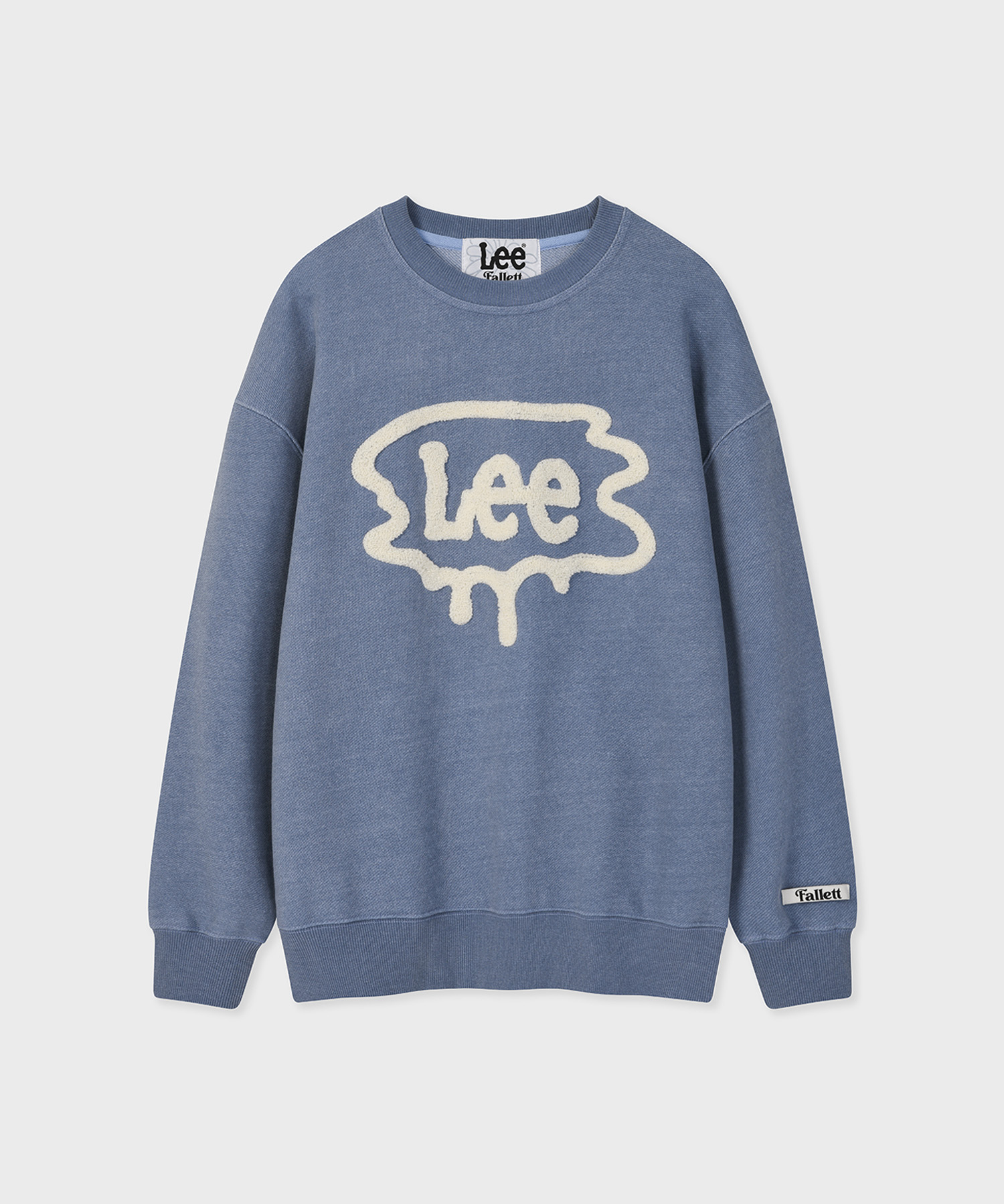 ★送料・関税込★FALLETT★BRUSH LOGO SWEATSHIRT★スウェット MUSINSA公式 | FALLETT Small Brush Logo Sweatshirt Beige