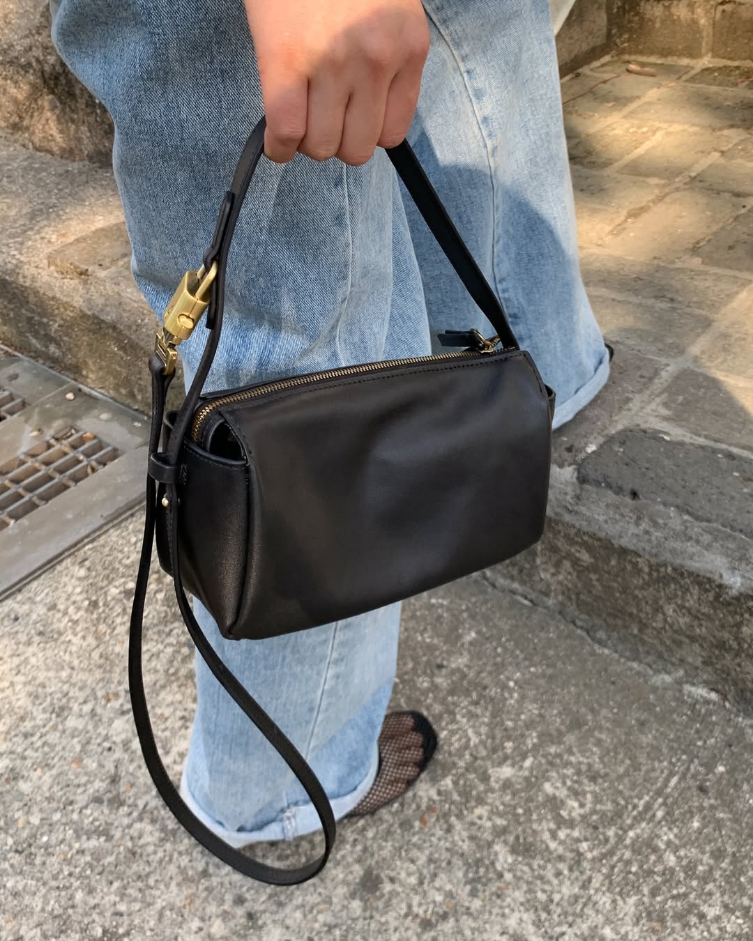 [Archivepke] ★ Luv lock toast bag (Nylon black) Luv lock toast bag (Nylon)
