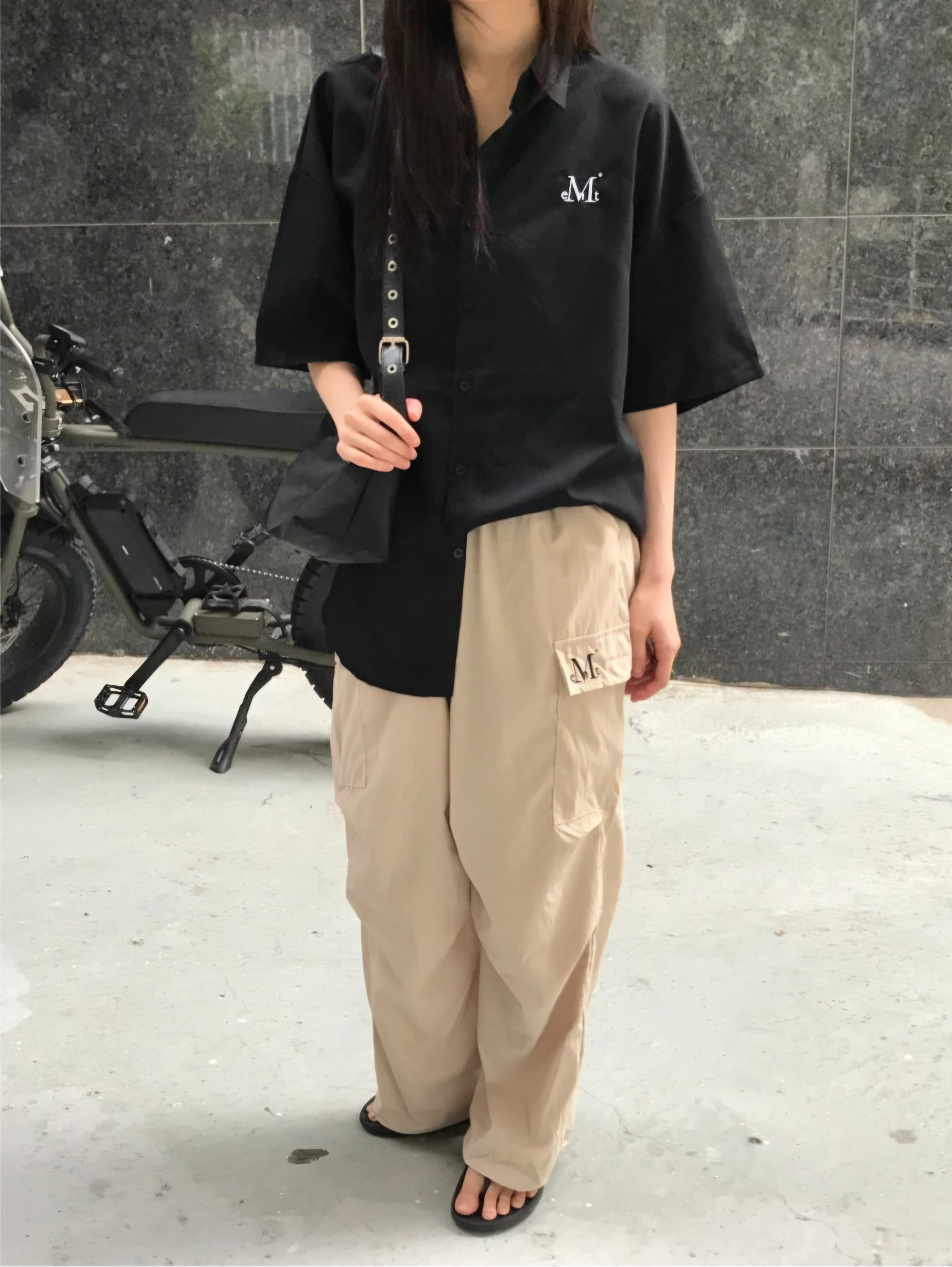 預購］韓國MUCENT GROSS NYLON CARGO PANTS 尼龍工裝褲| MUCENT