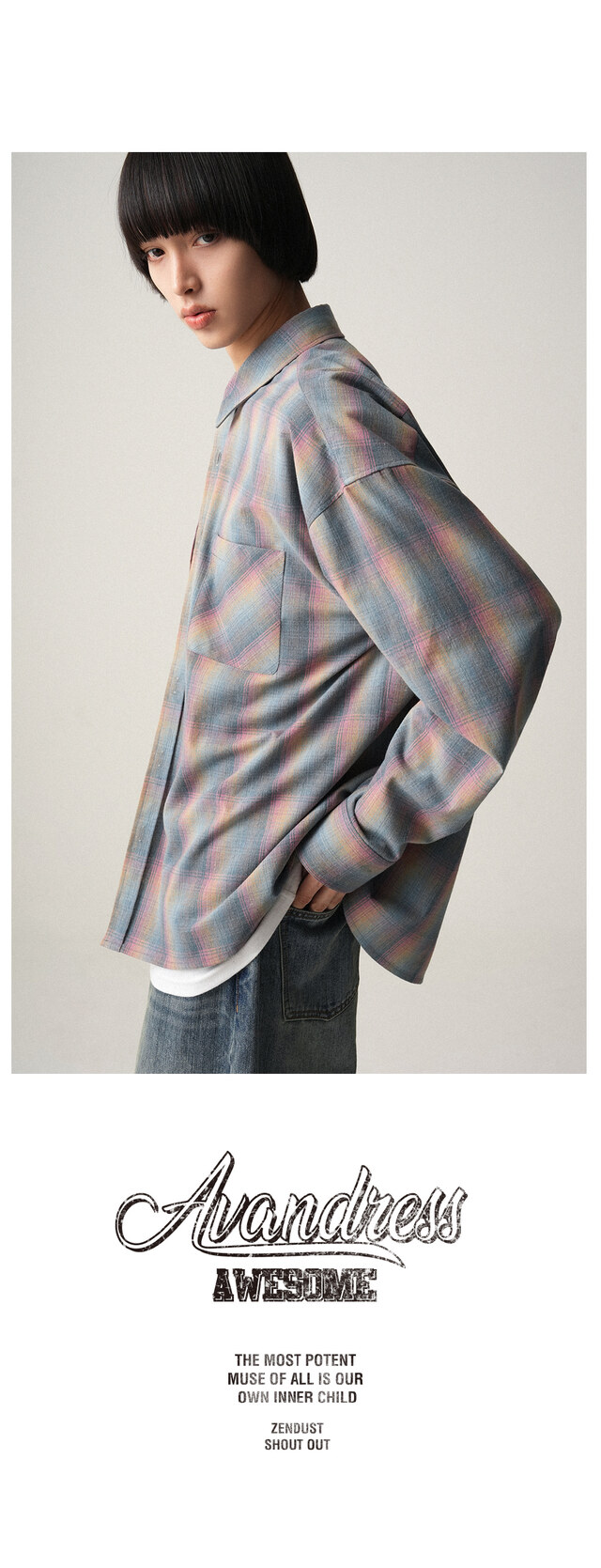 AVANDRESS ■ Joshua Check Shirt AVANDRESS