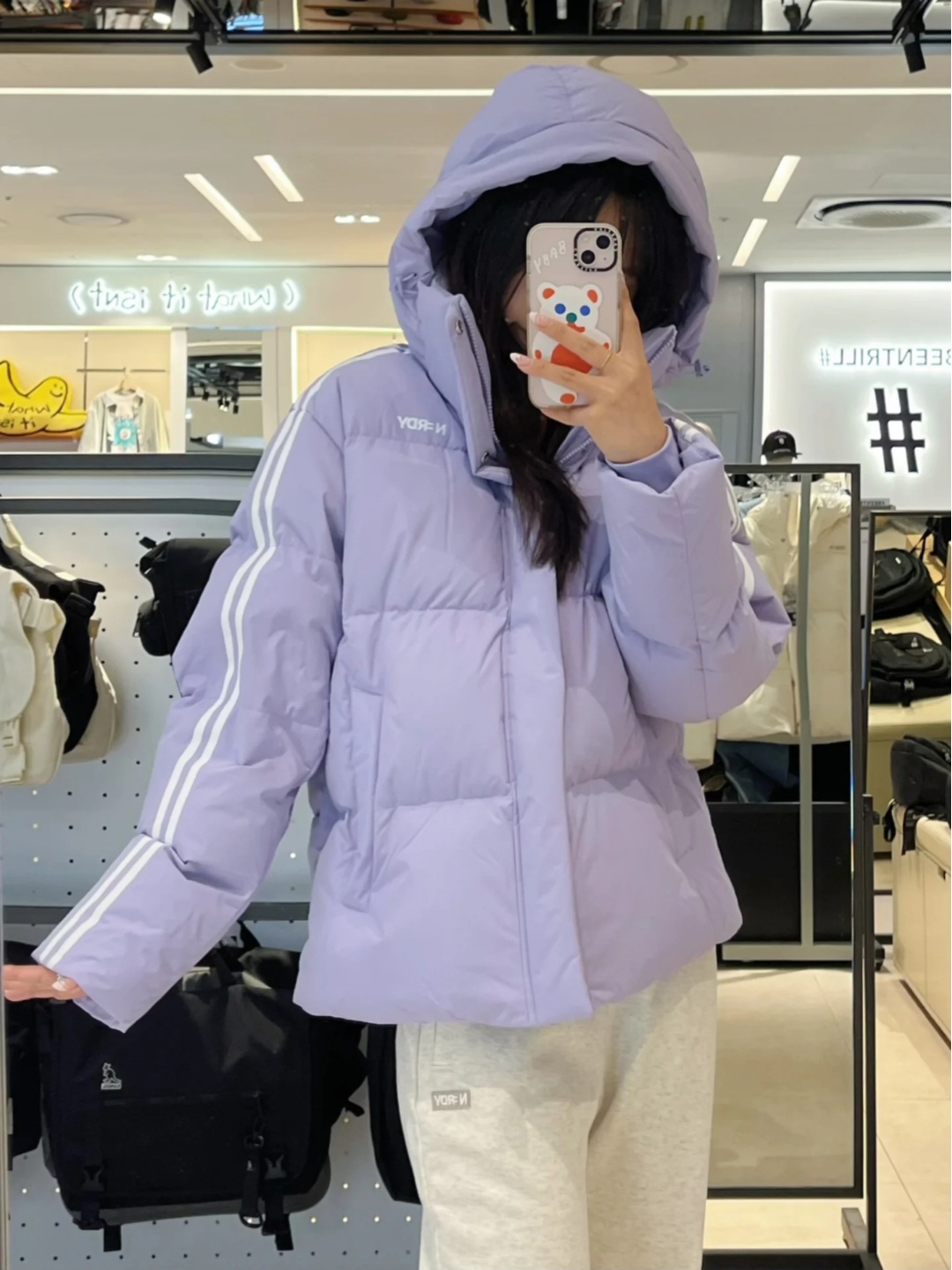 [ NERDY ]★韓国人気★HEAVY VOLUME DOWN JACKET デイリーに使いやすい“フリース”や“ダウン”！韓国ファッション