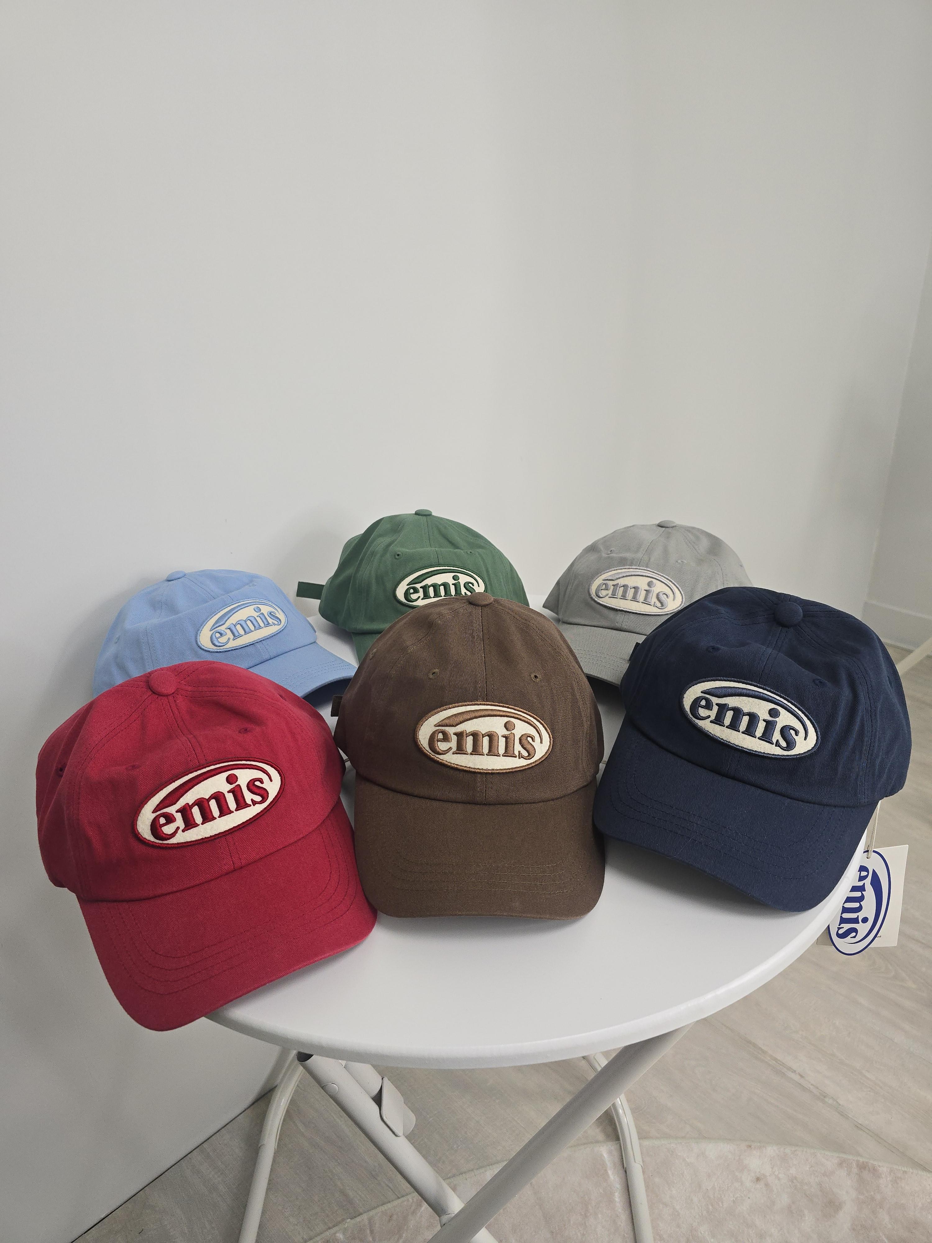 ［現貨秒發⚡️］韓國emis TONE ON TONE WAPPEN BALL CAP 布章Logo 可樂標 棒球帽 老帽