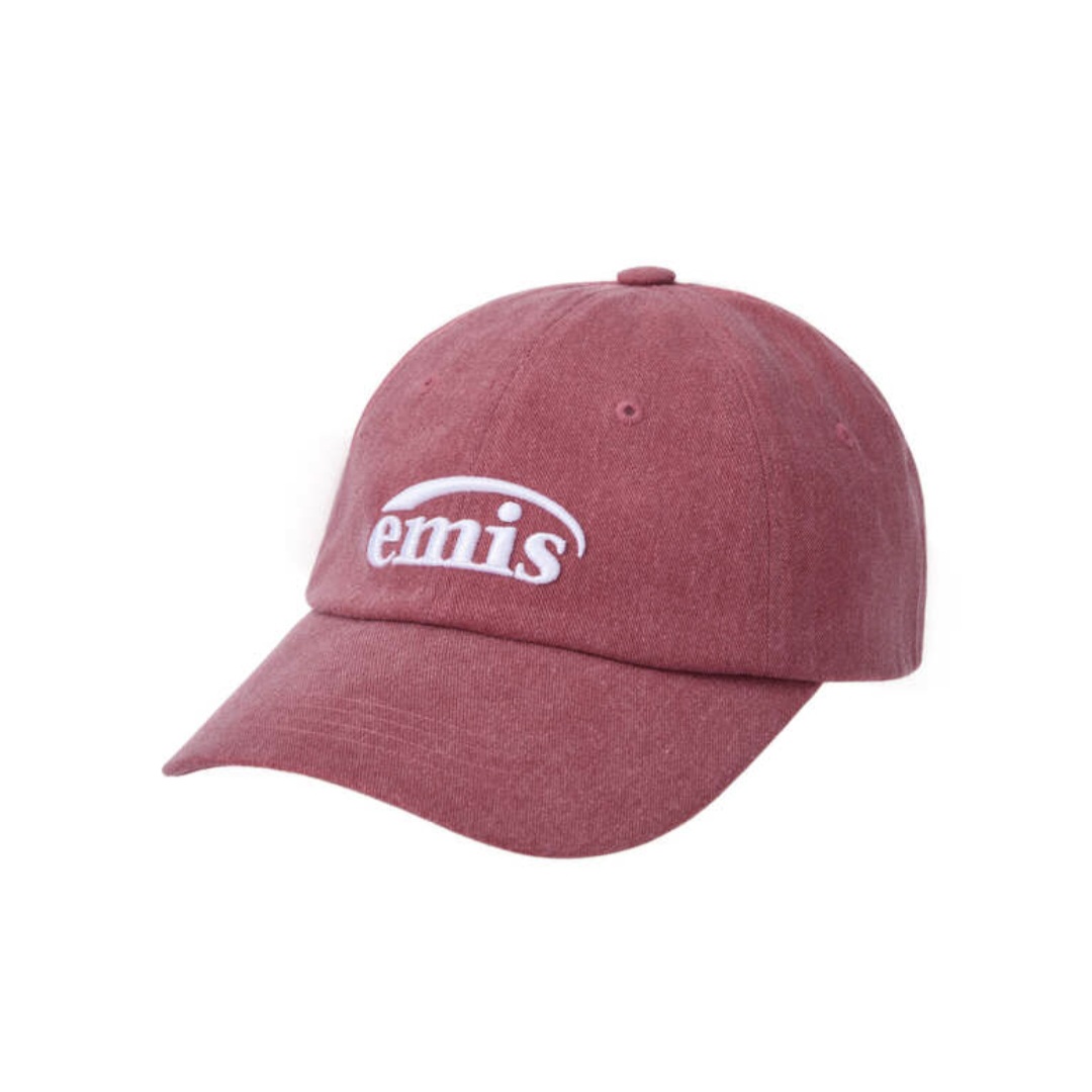 emis NEW LOGO PIGMENT BALL CAP 刷白 棒球帽 老帽 emis NEW LOGO PIGMENT BALL CAP 刷白 棒球帽 老帽