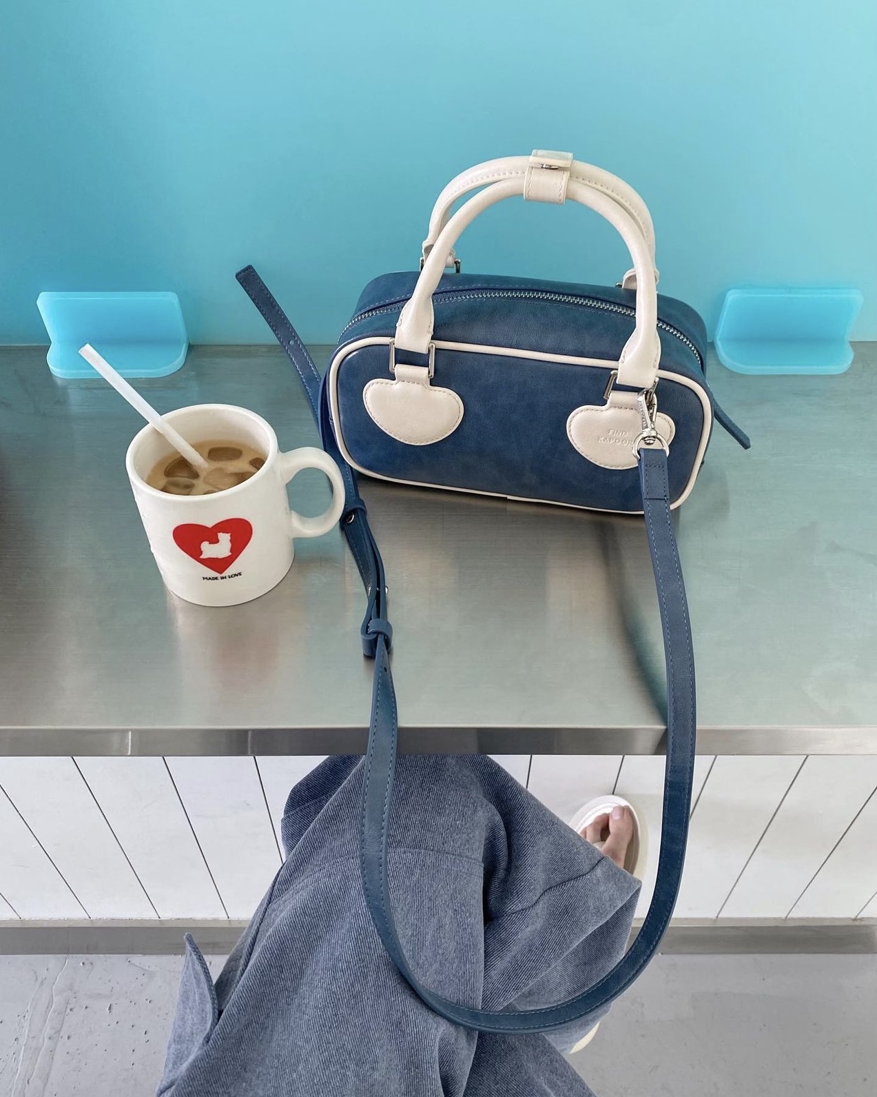 ★FIND KAPOOR★送料込み★韓国★HEART BLOCK BAG 22 CRINKLED FINDKAPOOR - EN