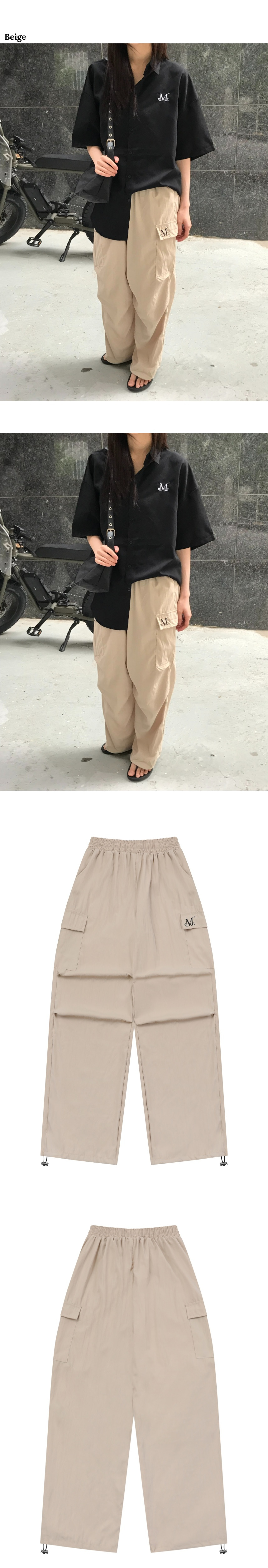 預購］韓國MUCENT GROSS NYLON CARGO PANTS 尼龍工裝褲| MUCENT