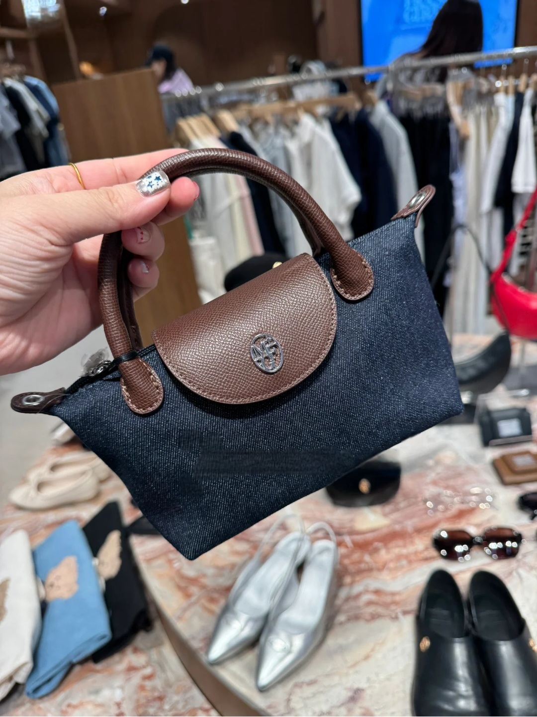 現貨秒發⚡️］韓國MARITHE CIRCLE LOGO MINI TOTE BAG 迷你餃子