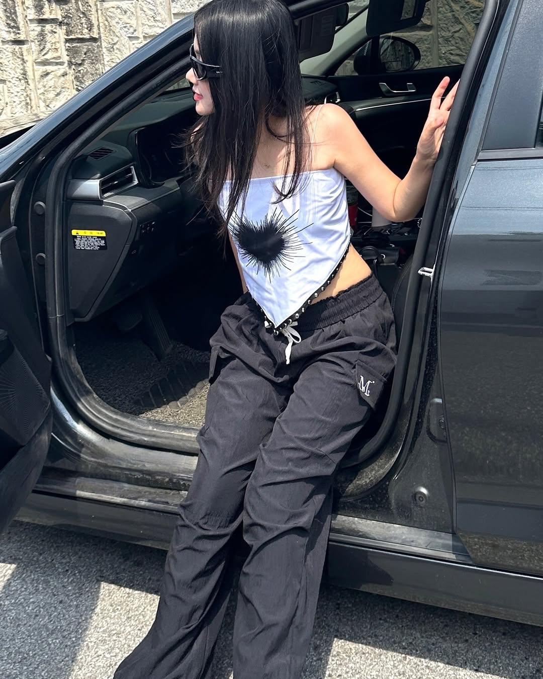 ★MUCENT★ Gross Nylon Cargo Pants NYLON STRING CARGO PANT'S - nareum | 60% - Asian Fashion