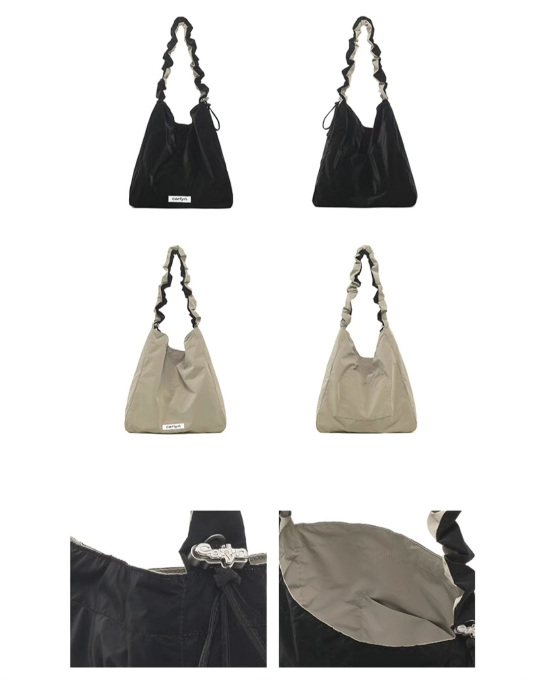 預購］韓國Carlyn Russ Eco Bag 雙面側背環保袋霧面款| Carlyn
