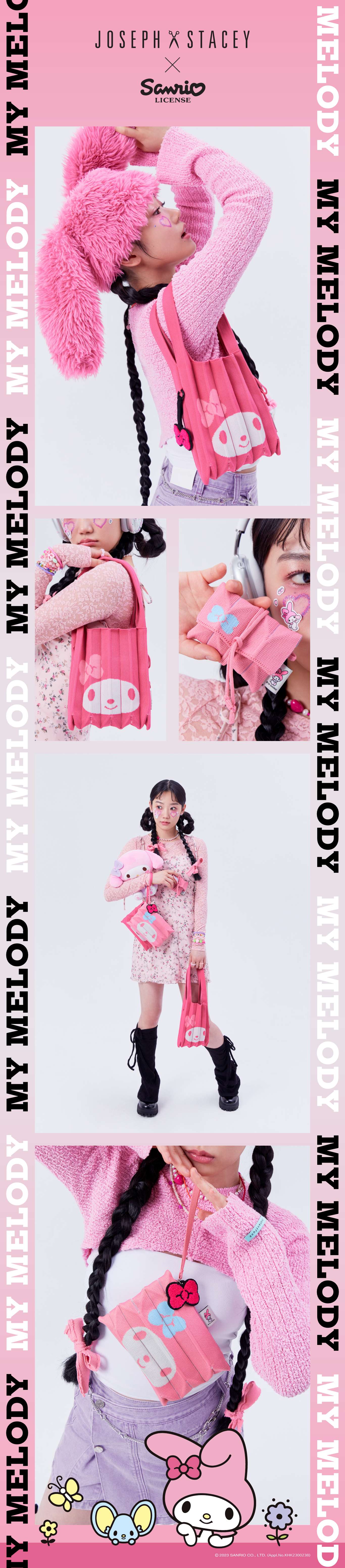 預購］Joseph & Steacy x Sanrio 三麗鷗聯名Lucky Pleats Knit