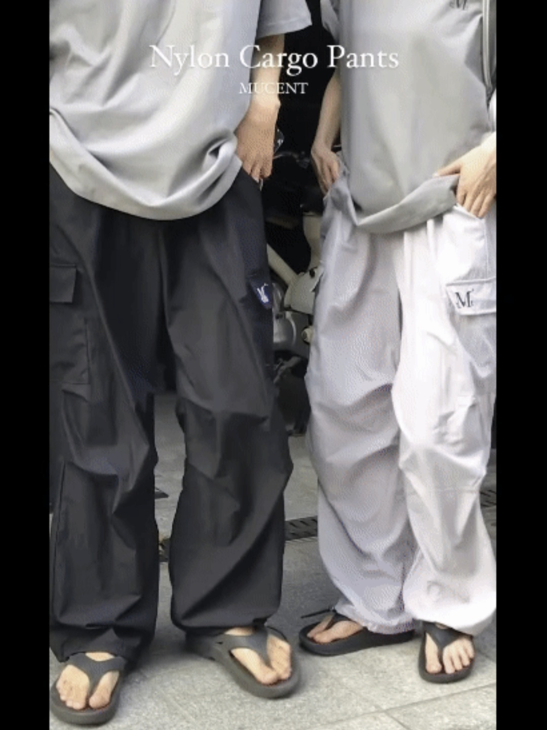 預購］韓國MUCENT GROSS NYLON CARGO PANTS 尼龍工裝褲| MUCENT