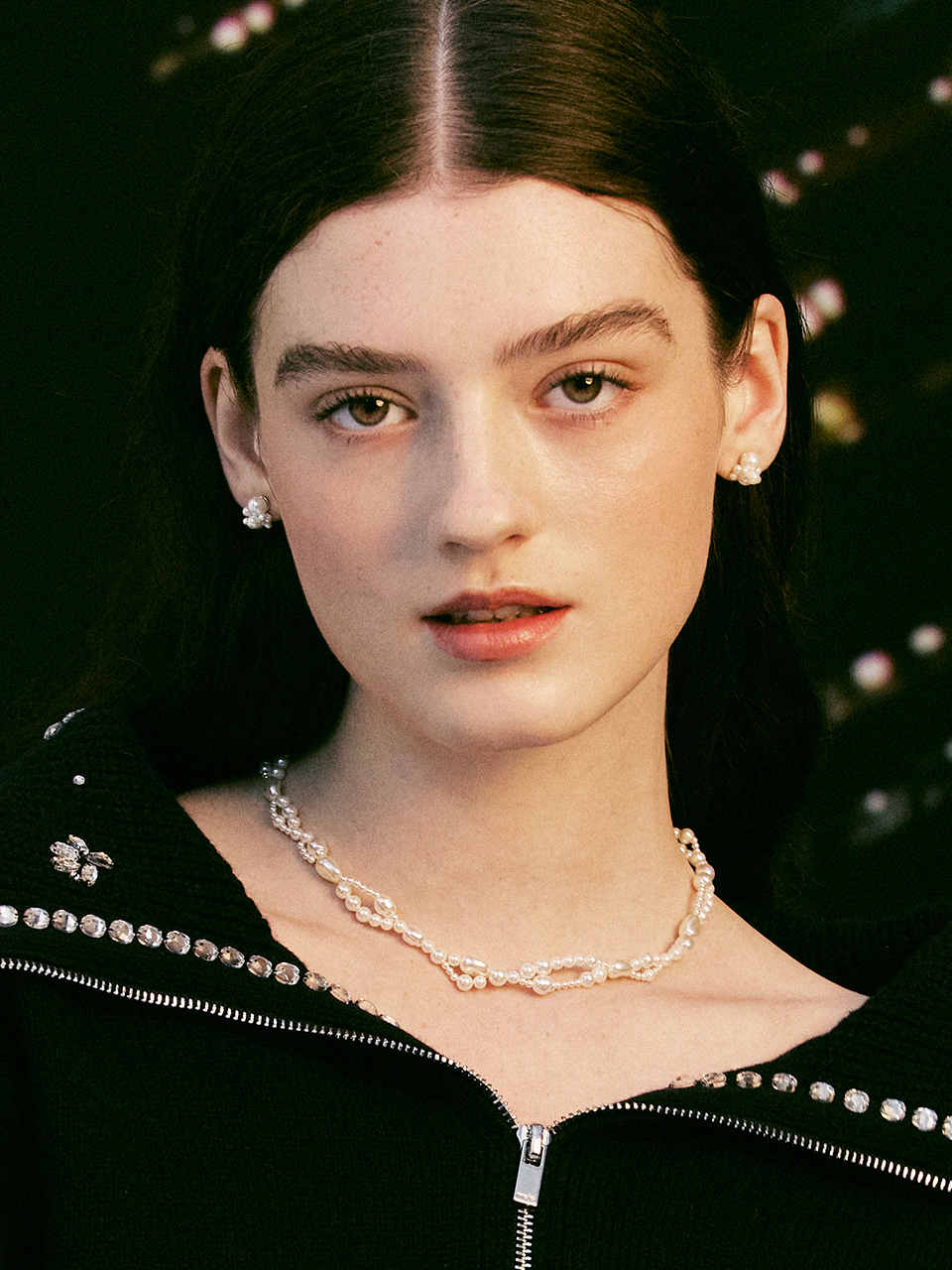 ◆VINTAGE HOLLYWOOD◆ Bubble Mix Pearl Necklace VH249ONE006M 預購］韓國Vintage Hollywood Bubble Mix Pearl Necklace 泡泡
