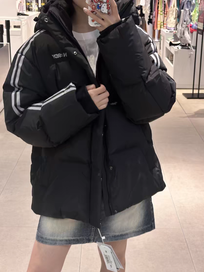 [ NERDY ]★韓国人気★HEAVY VOLUME DOWN JACKET デイリーに使いやすい“フリース”や“ダウン”！韓国ファッション