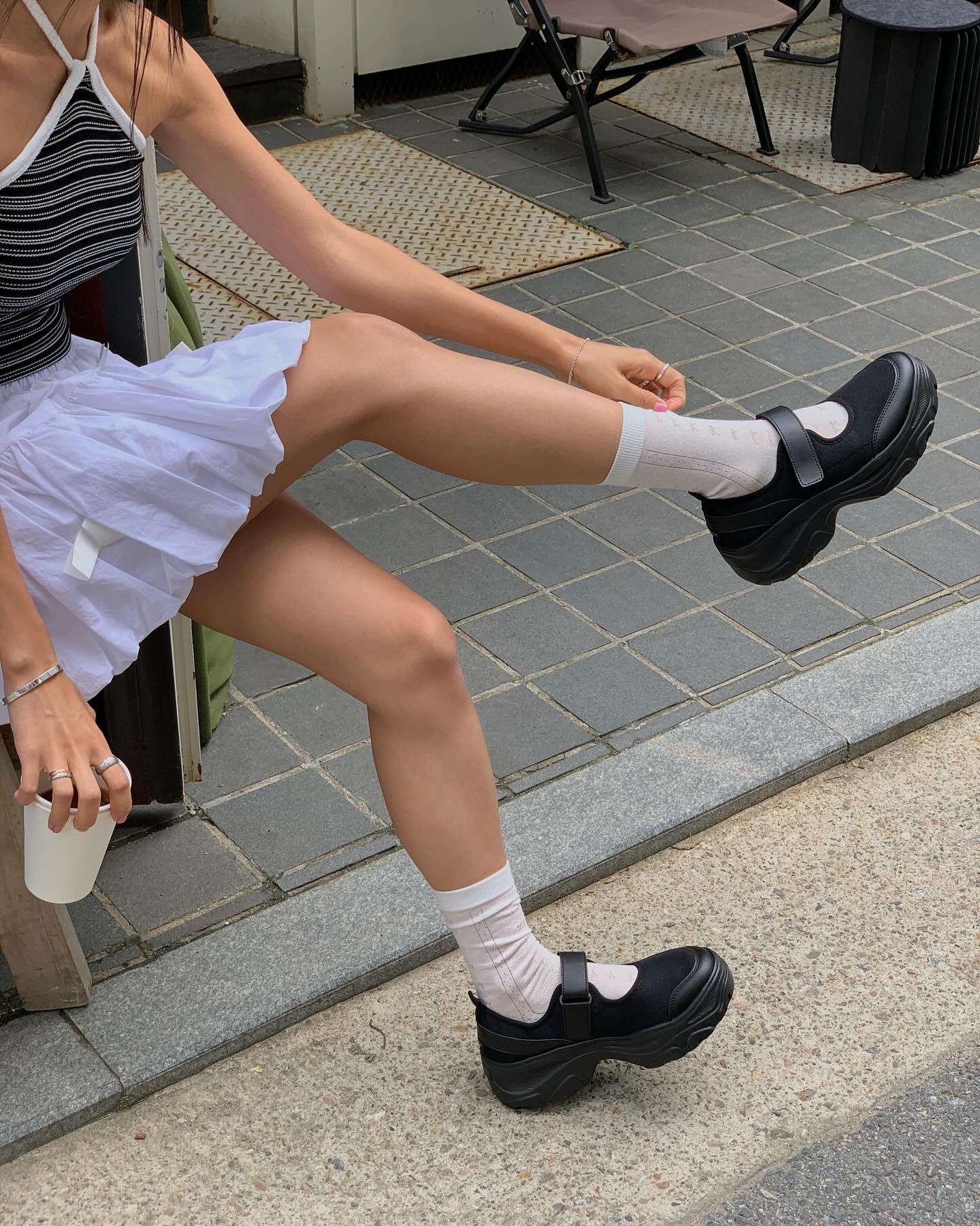 OTZ SHOES//LOMITA PLATFORM VELCRO厚底サンダル/ヒール 6CM OTZ SHOES(オッツィシューズ) サンダル・ミュール(レディース