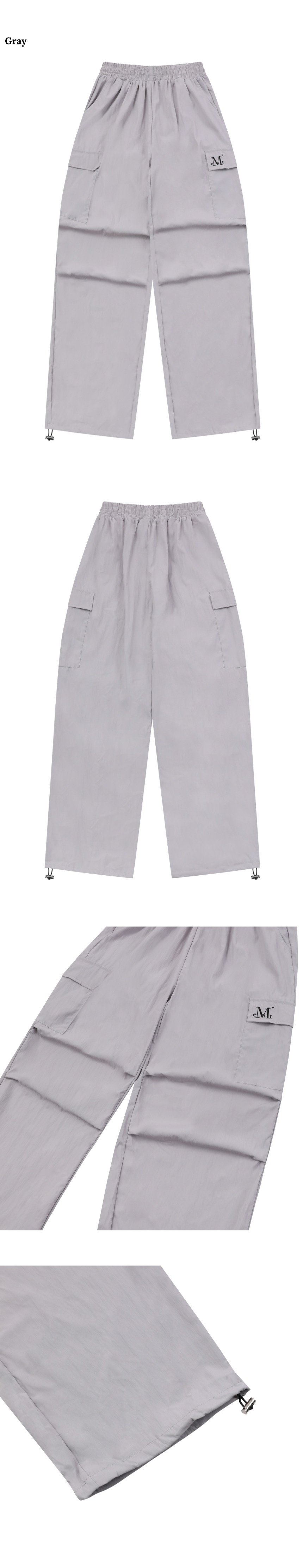 【MUCENT】GROSS NYLON CARGO PANTS_UNISEX ☆韓国人気☆ 預購］韓國MUCENT GROSS NYLON CARGO PANTS 尼龍工裝褲| MUCENT