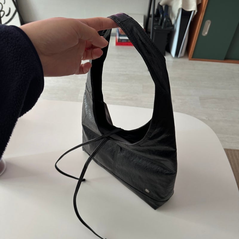 ◇depound◇ pino bag (hobo) black (M) pino bag (hobo) - black (M) – depound