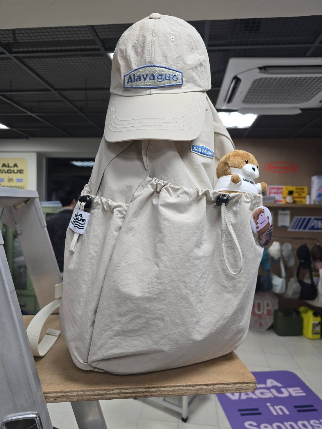 ALAVAGUE☆Dugong Bag S Alavague 아라바그 | Alavague Backpack ♡ •DUGONG BAG S