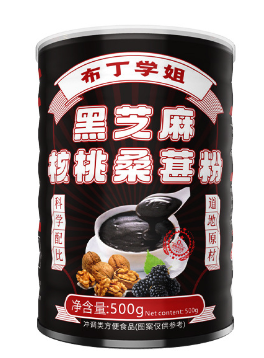 黑芝麻核桃桑葚粉500克