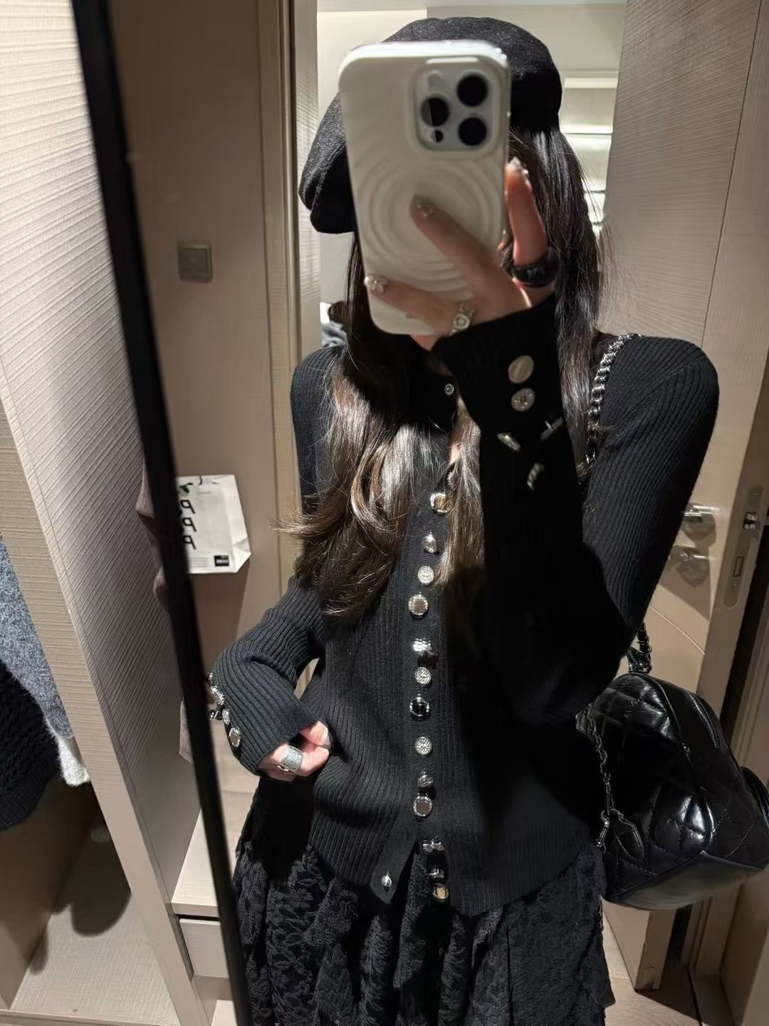 多扣針織羊毛上衣 多扣針織羊毛上衣