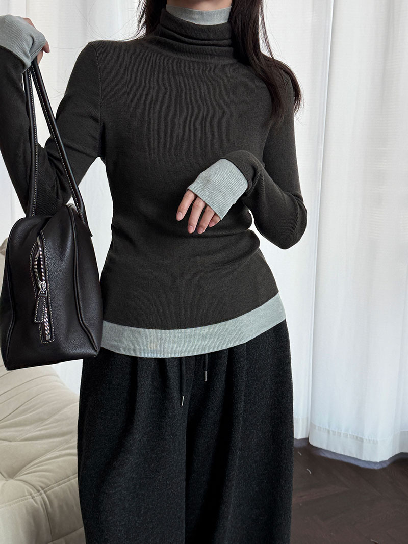 高級感打底針織衫