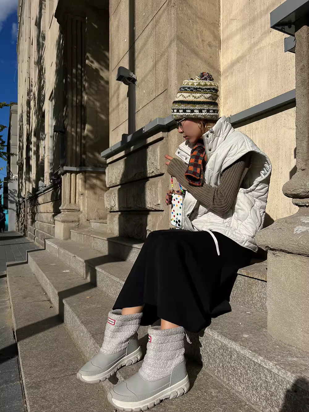 針織半身裙魚尾裙垂墜感高腰A字裙14