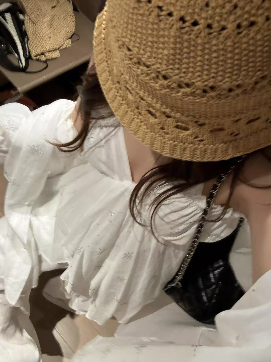 燙鑽不規則吊帶背心亞麻長褲7