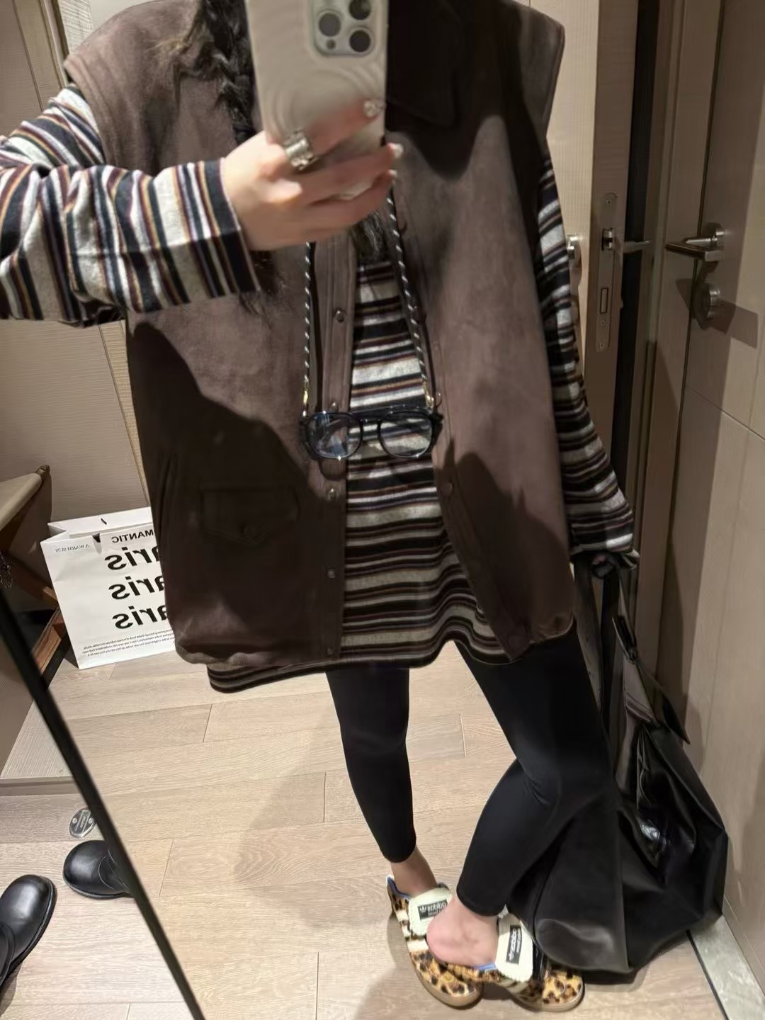 麂皮絨PU夾皮棉馬甲外套 麂皮絨PU夾皮棉馬甲外套