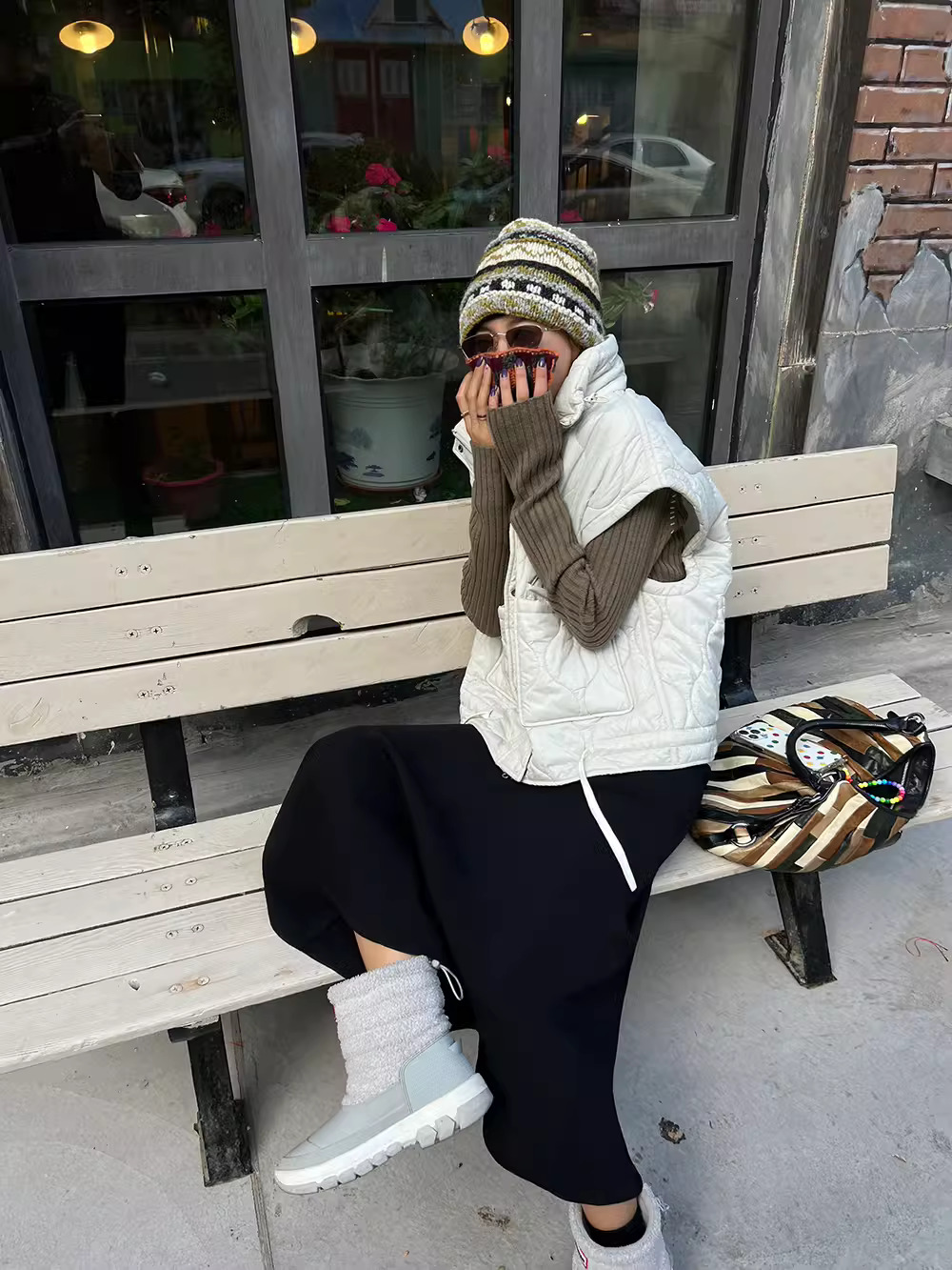 針織半身裙魚尾裙垂墜感高腰A字裙16