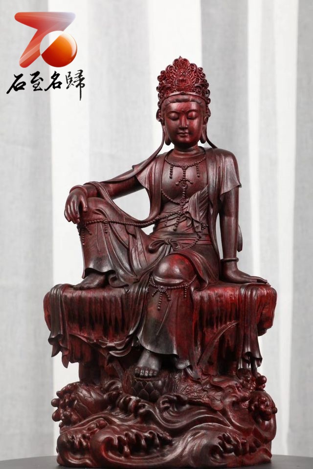 中国 木彫 紫檀 道教 文人 - その他 - 彫刻、オブジェ