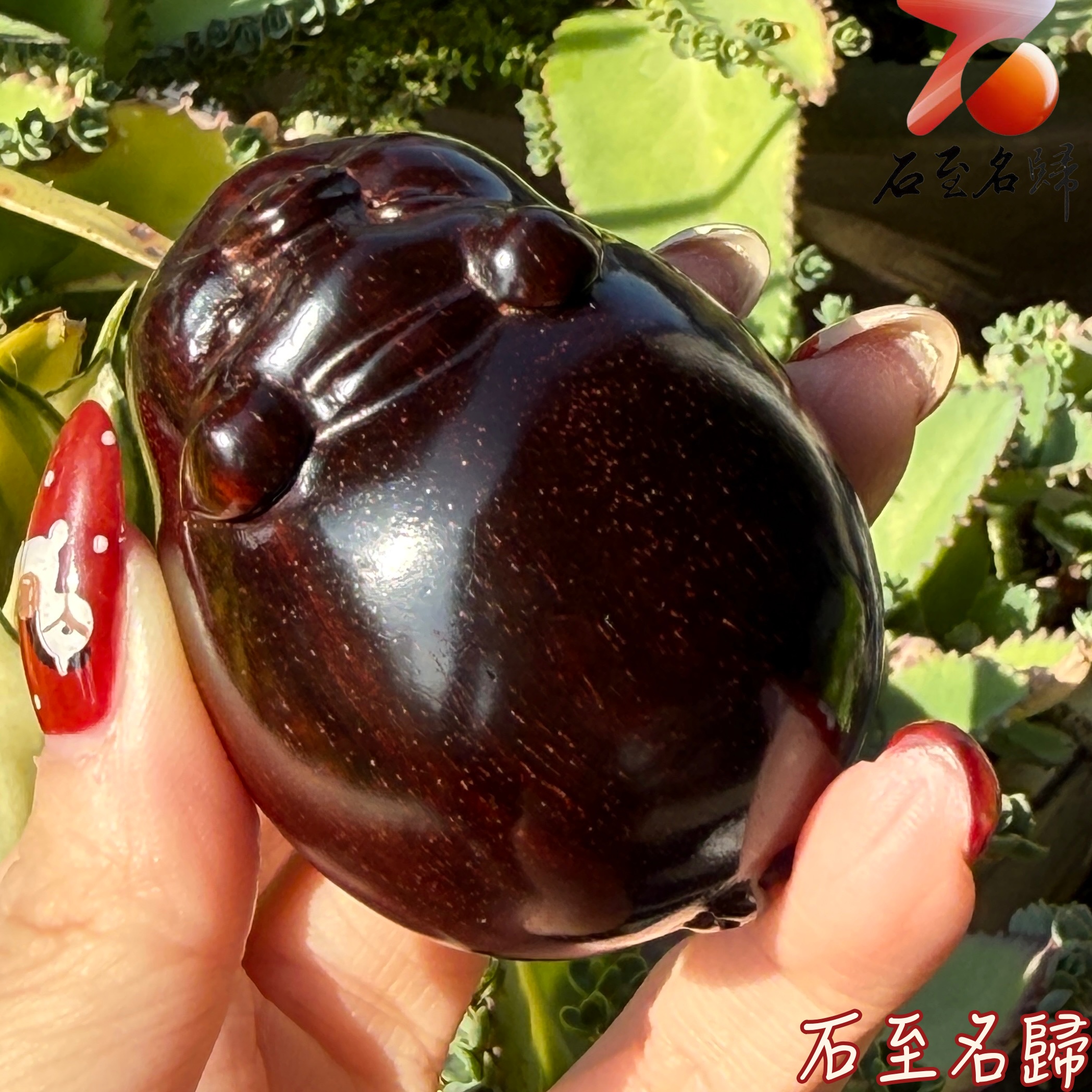 天然 印度小葉紫檀高油密超滿金星樹心料 湘工手作【轉運金豬】3