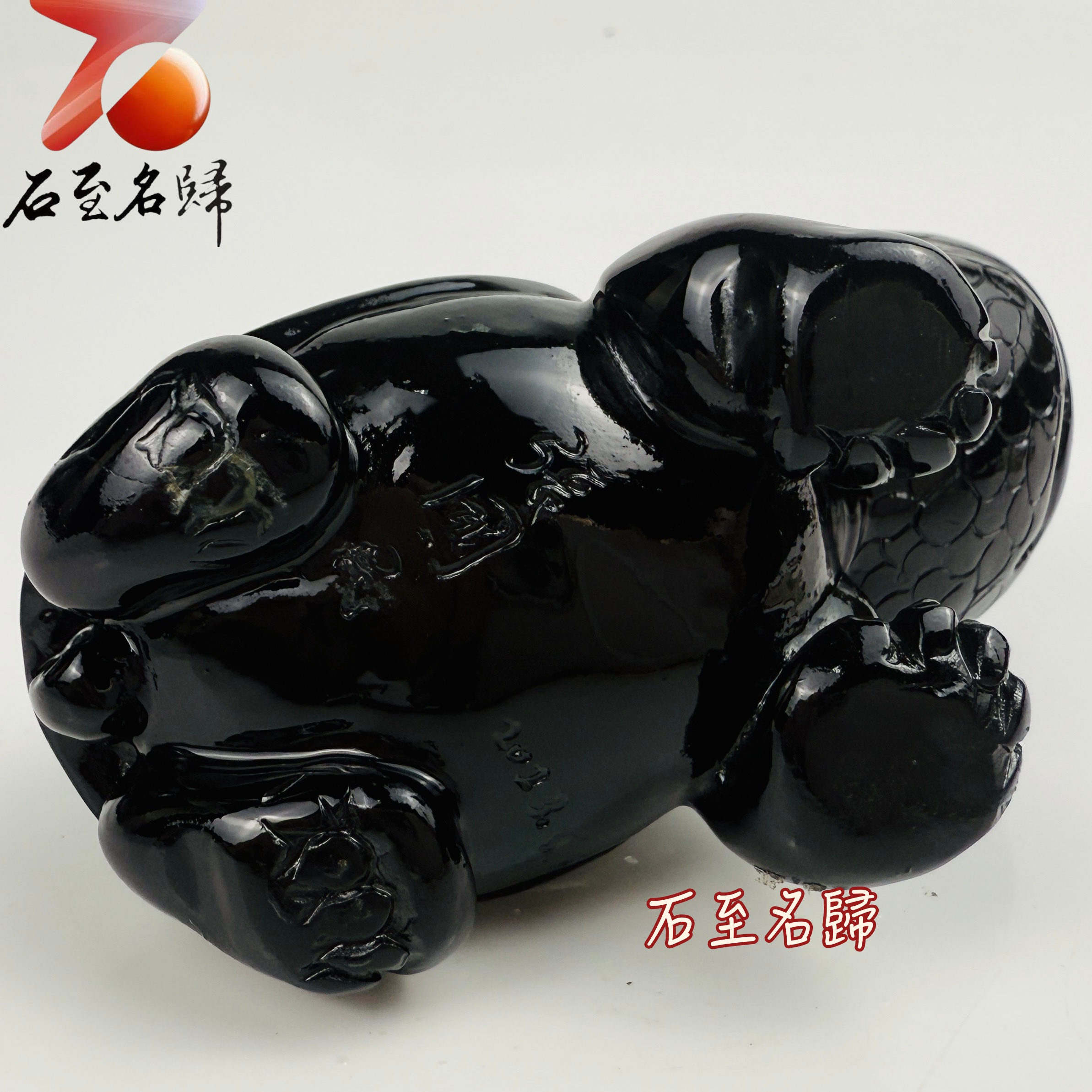 丹東石純手工雕烏龜  張國民雕刻家作品 【英雄系列-龜俠出擊】7