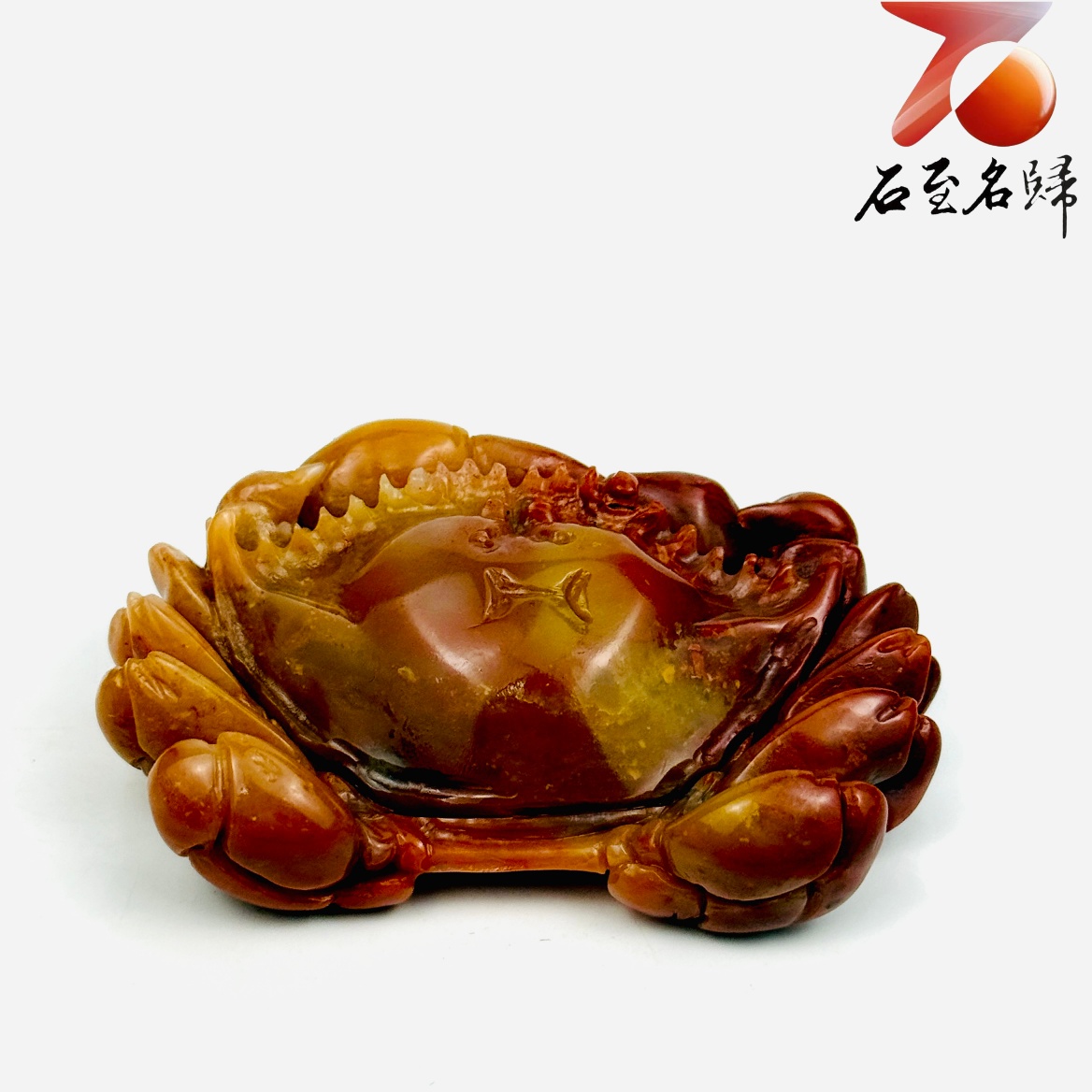 老撾石手工精雕 張國民老師作品【金生有鉗(錢)】2