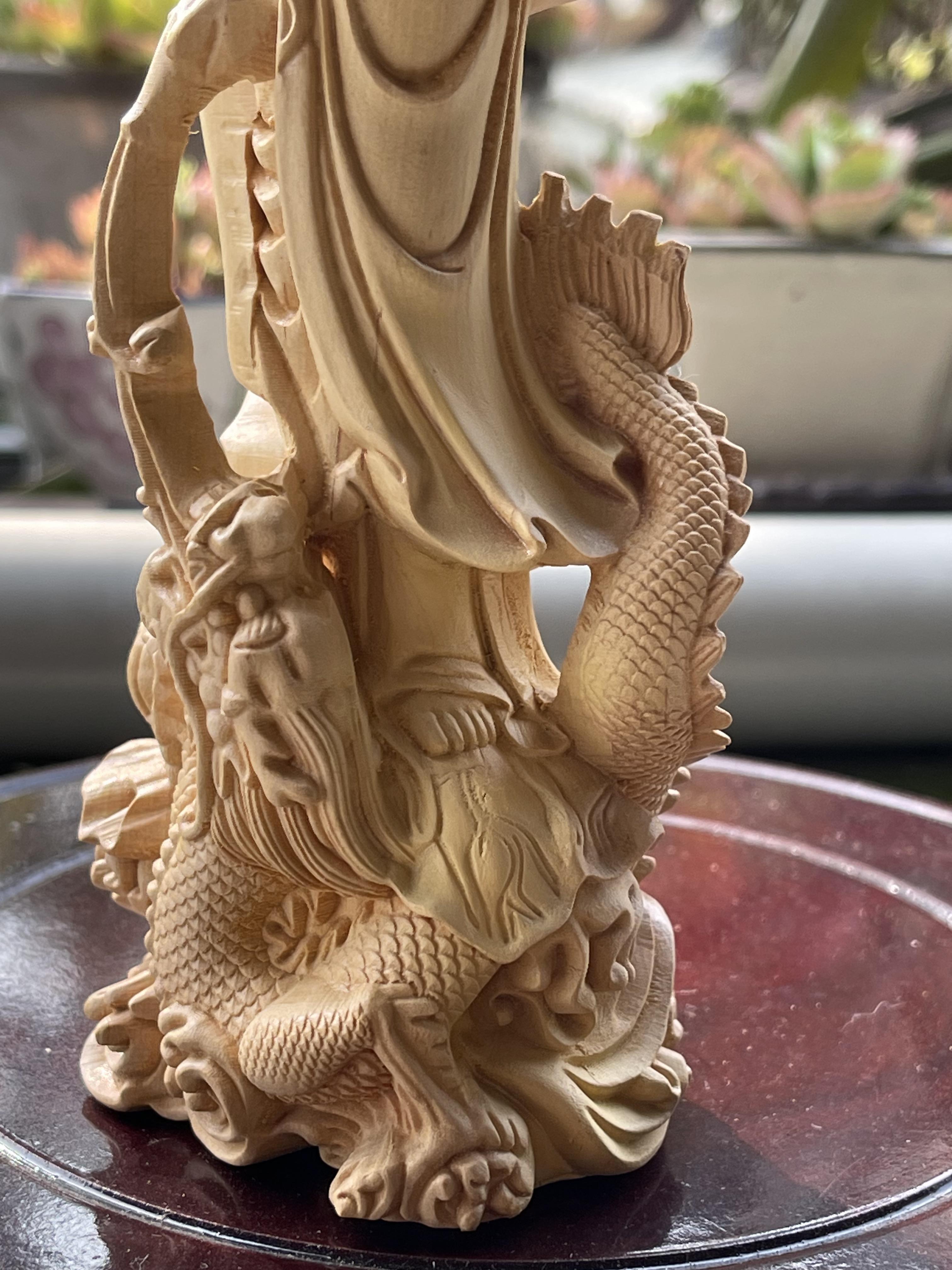 人気激安 清龍権現 善女竜王 切金 彫刻工芸品 精密細工 実木彫刻 密教