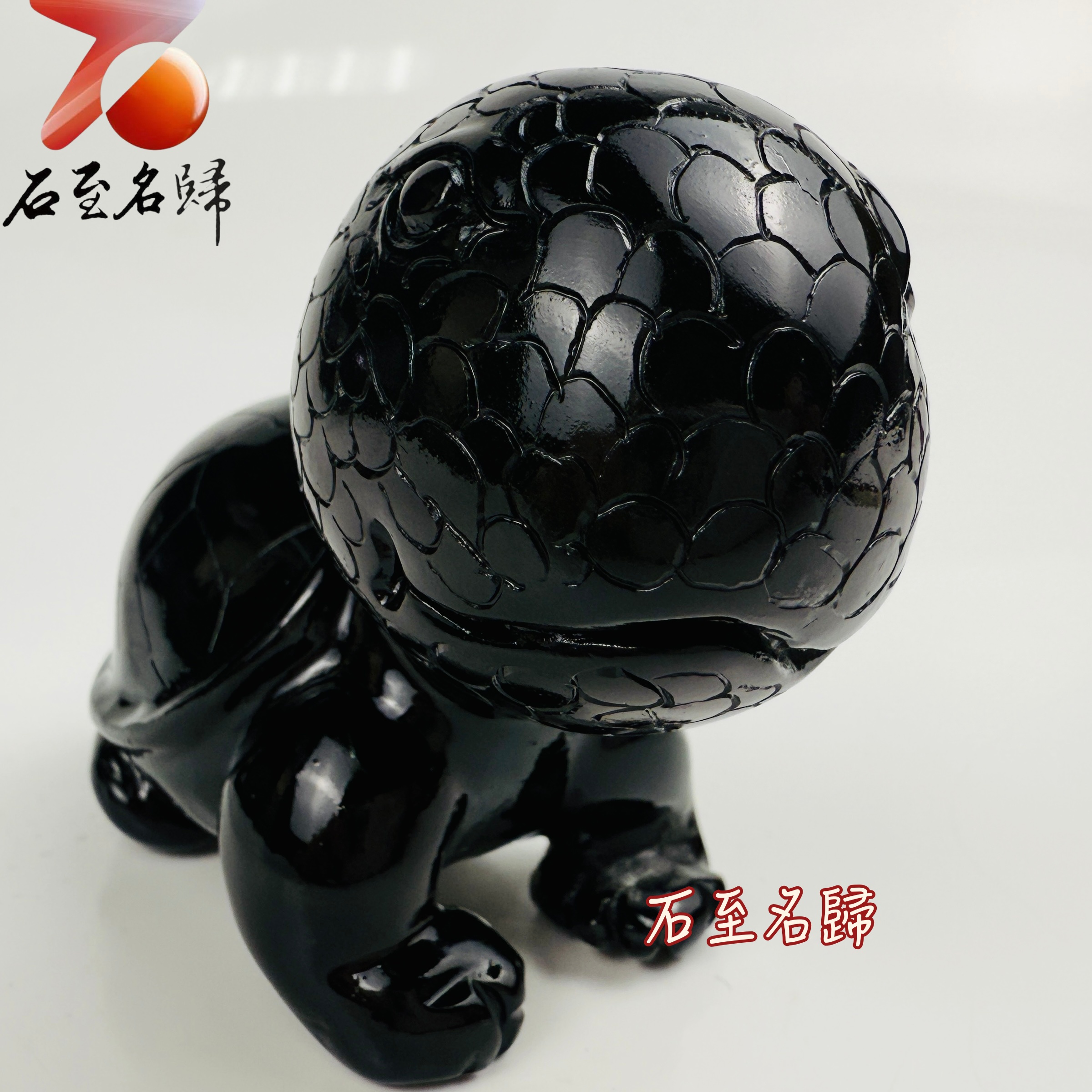 丹東石純手工雕烏龜  張國民雕刻家作品 【英雄系列-龜俠出擊】3