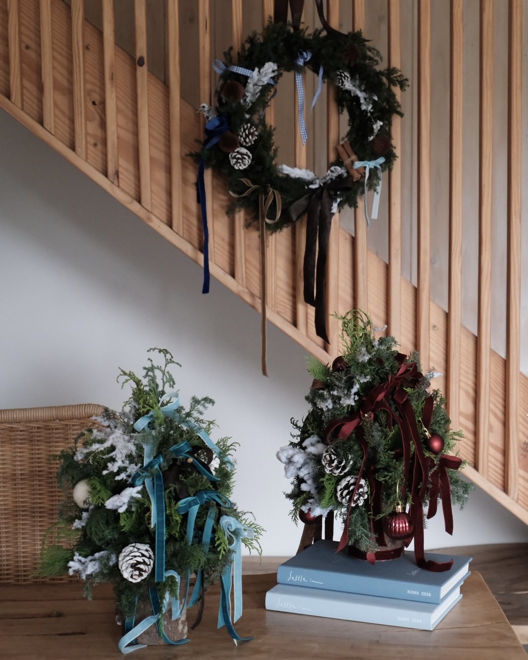 【聖誕禮物組】2026手帳＋手作聖誕樹/花圈